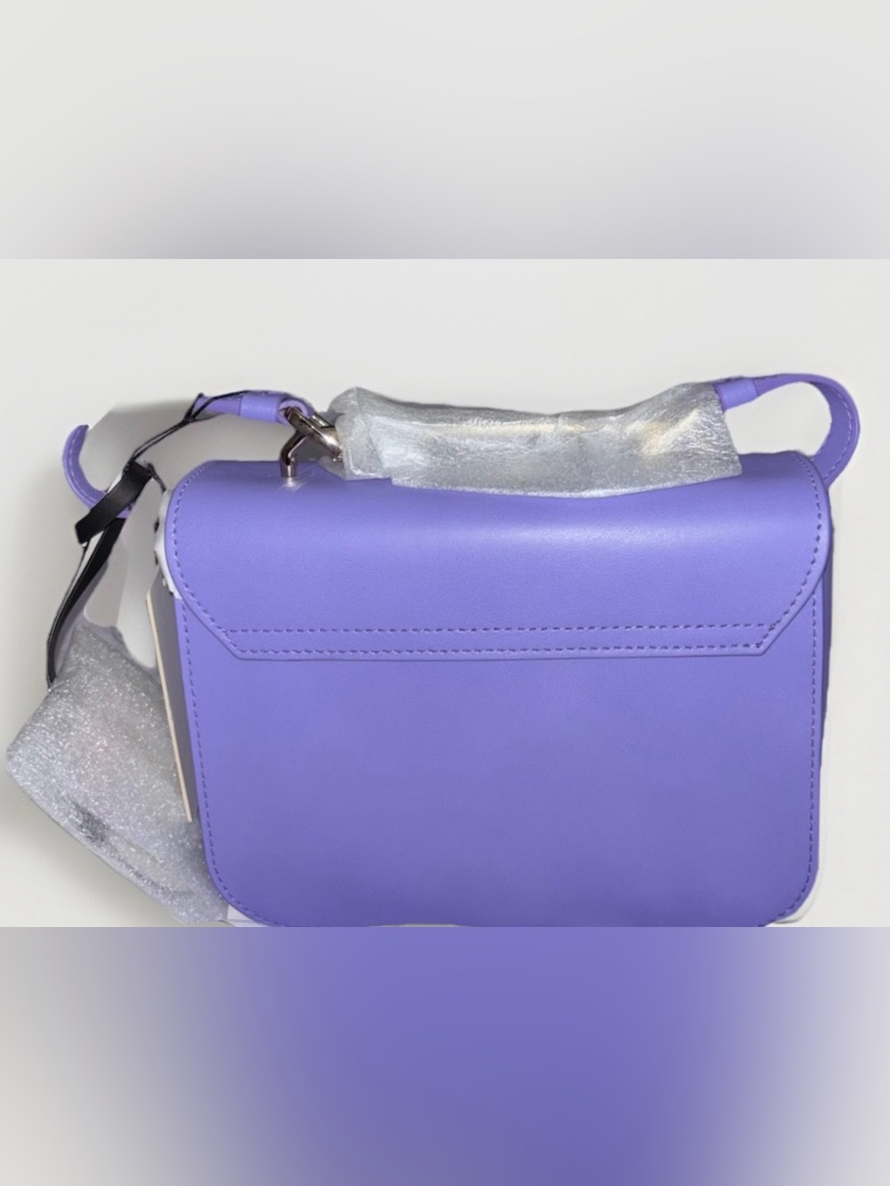 Furla BNWT Elisir Mini Crossbody Lilac Leather with Dust Bag - Picture 3 of 13